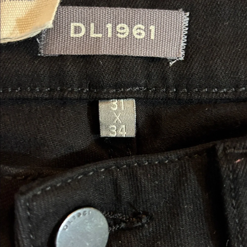 New DL1961 | black denim jeans Nick Slim 31 X 34 31X34